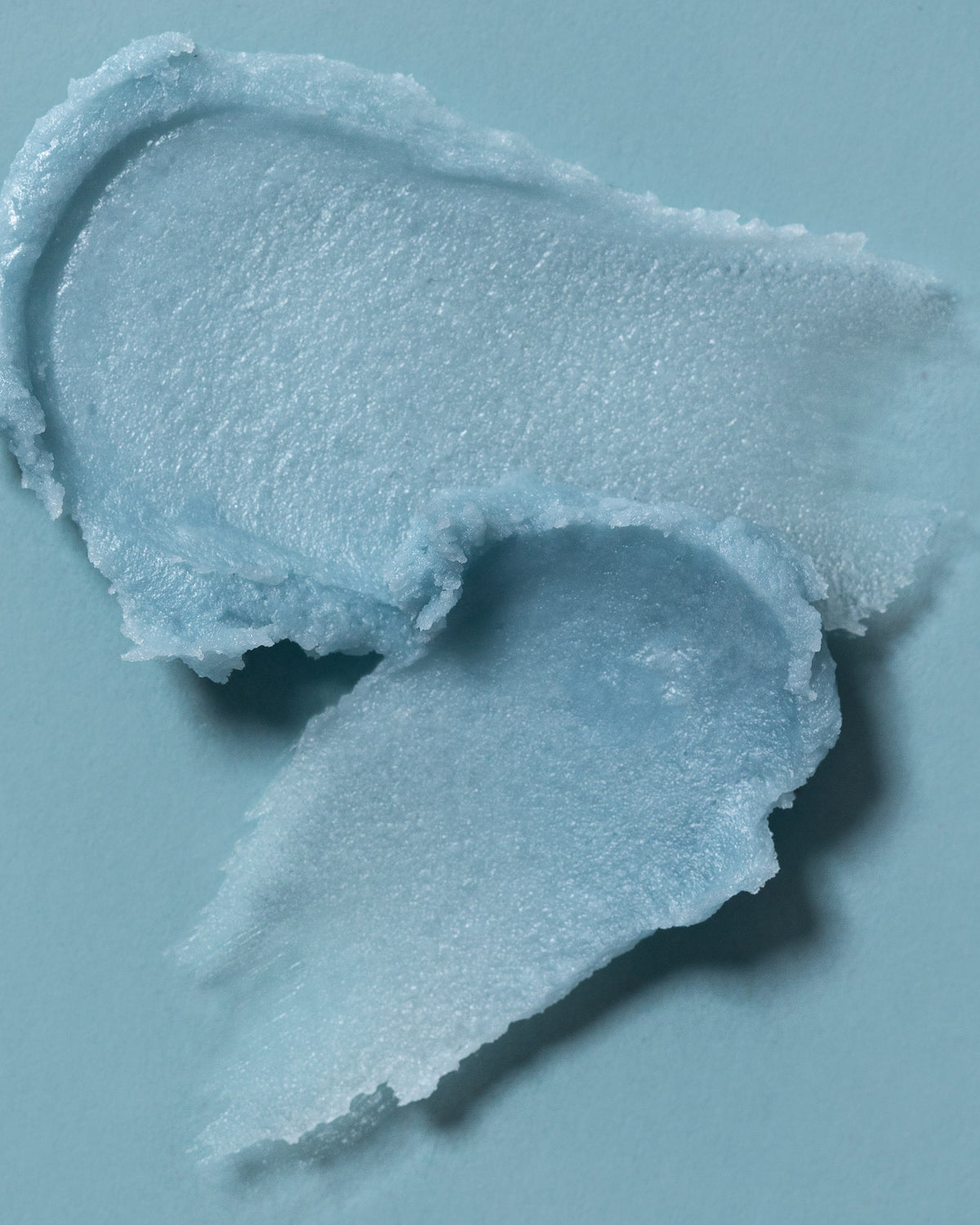 Reset cleansing balm texture swatch blue balm