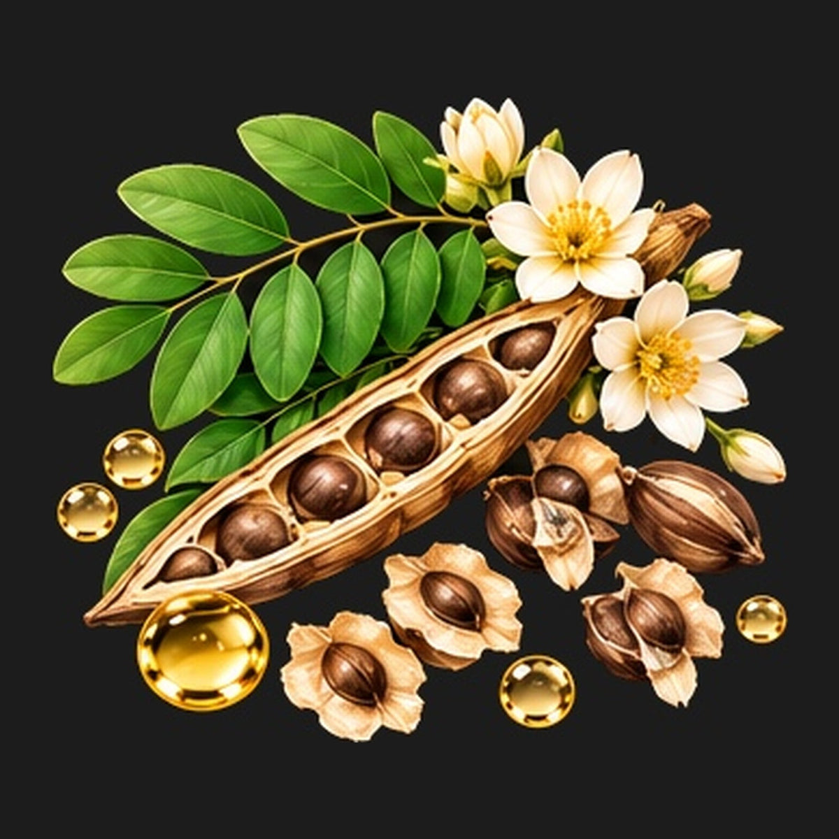 Moringa Oil, Virgin Organic