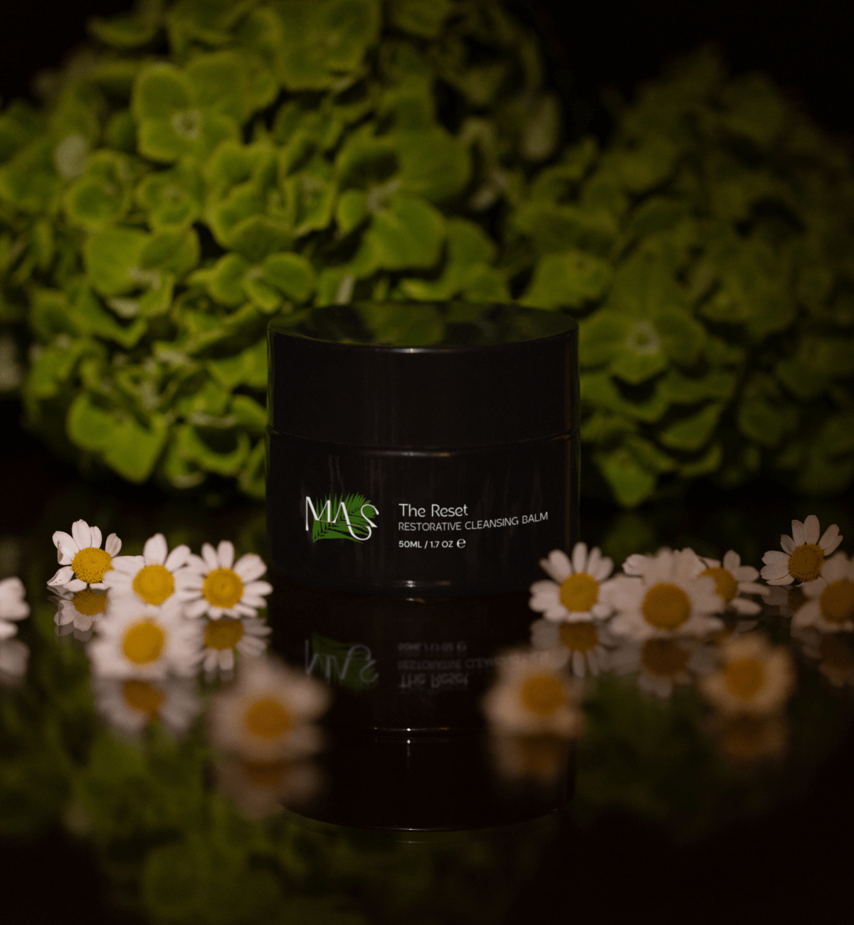 The Rest Cleanser with flowers