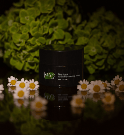 The Rest Cleanser with flowers